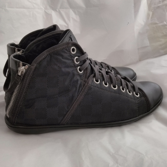 Louis Vuitton Damier Axel sneaker high top 8 - Picture 3 of 16